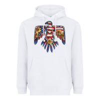 White thunderbird usa Heavyweight Hoodie - BarkalooDesign