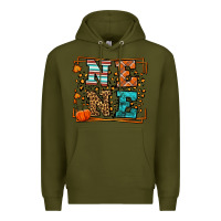 Army Green Fall Autumn Leopard Nene Premium Hoodie - LillyAllenDesigns