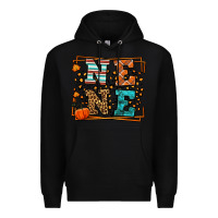 Black Fall Autumn Leopard Nene Premium Hoodie - LillyAllenDesigns