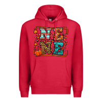 Cardinal Fall Autumn Leopard Nene Premium Hoodie - LillyAllenDesigns