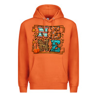 Carrot Fall Autumn Leopard Nene Premium Hoodie - LillyAllenDesigns