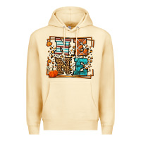 Pina Colada Fall Autumn Leopard Nene Premium Hoodie - LillyAllenDesigns