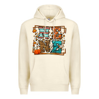 Sandshell Fall Autumn Leopard Nene Premium Hoodie - LillyAllenDesigns