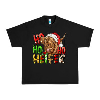 Black ho ho ho heifer Urban Heavy Tee - CowGirlArtShop