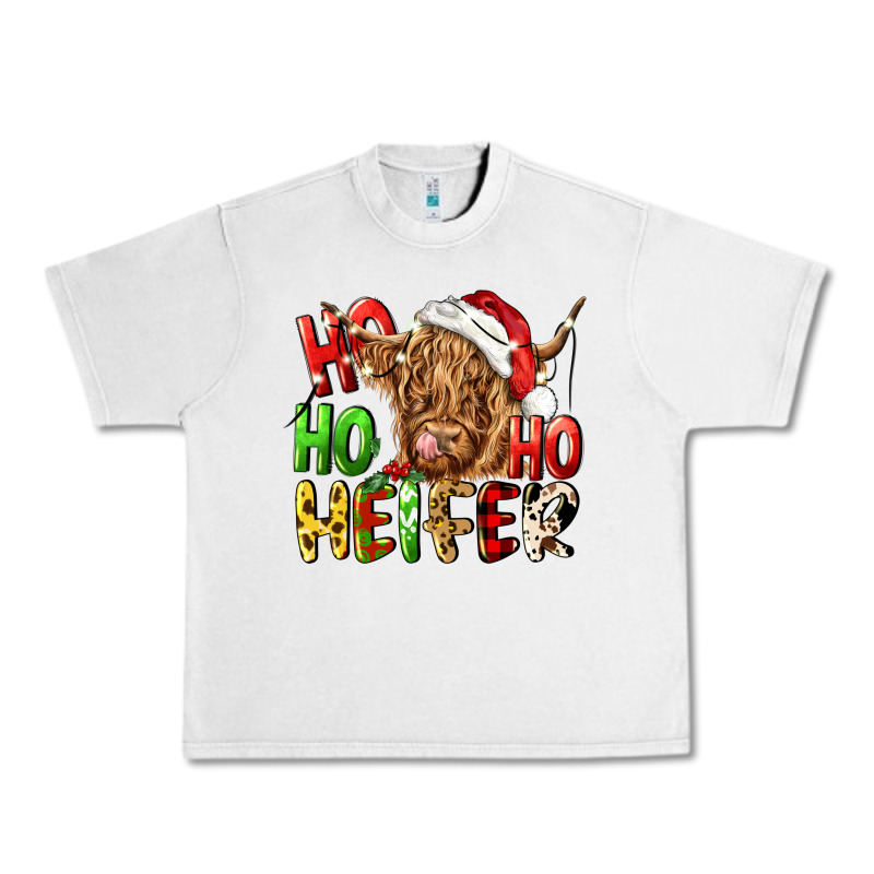 Ho Ho Ho Heifer Urban Heavy Tee by CowGirlArtShop | Teevron