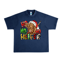 Navy ho ho ho heifer Urban Heavy Tee - CowGirlArtShop