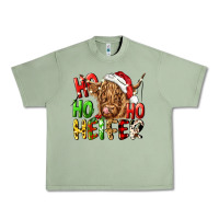 Oil Green ho ho ho heifer Urban Heavy Tee - CowGirlArtShop