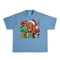 Pebble Blue ho ho ho heifer Urban Heavy Tee - CowGirlArtShop
