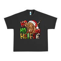 Pigment Black ho ho ho heifer Urban Heavy Tee - CowGirlArtShop