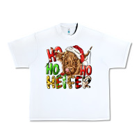 White ho ho ho heifer Urban Heavy Tee - CowGirlArtShop