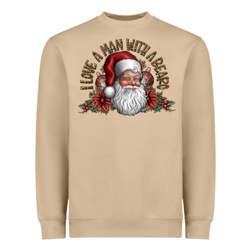 I Love A Man With A Bearo Heavyweight Sweatshirt by CowhideDigitalArt | Teevron