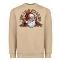 Mushroom i love a man with a bearo Heavyweight Sweatshirt - CowhideDigitalArt