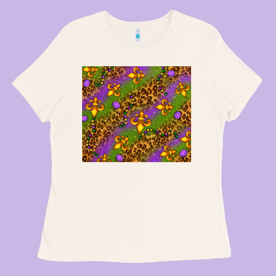 Mardi Gras Ladies Tee Designed By Nancycooperartshop