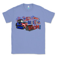 Colony Blue red white and boom Classic Tee - Artiststas