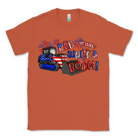Copper red white and boom Classic Tee - Artiststas