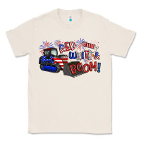 Natural red white and boom Classic Tee - Artiststas