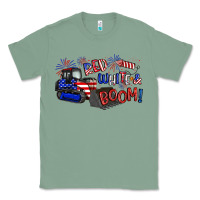 Sage red white and boom Classic Tee - Artiststas