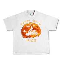 Lunar Rock Halloween Witch On Motorcycle Cat & Moon Salem Witch Trials Premium Urban Heavy Tee - trangStudio