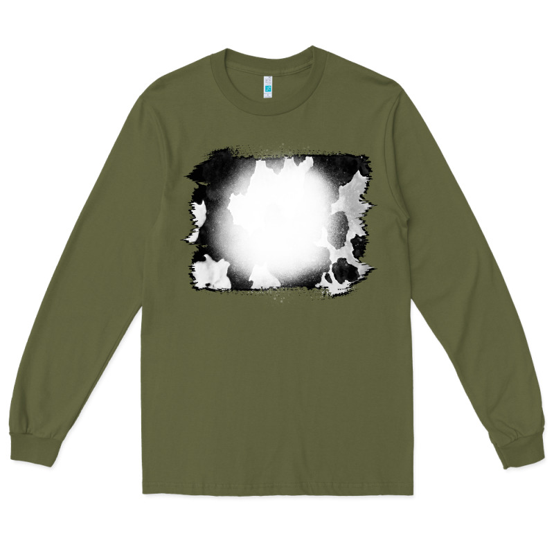 Cowhide Bleached Long Sleeve Tee by CowCowDesign | Teevron