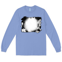 Colony Blue Cowhide Bleached Long Sleeve Tee - CowCowDesign