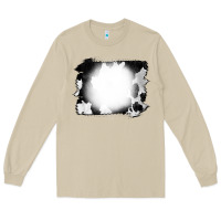 Mushroom Cowhide Bleached Long Sleeve Tee - CowCowDesign