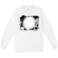 White Cowhide Bleached Long Sleeve Tee - CowCowDesign