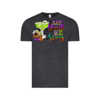 Vintage Black eat drink and be scary Vintage Tee - CowGirlArtShop