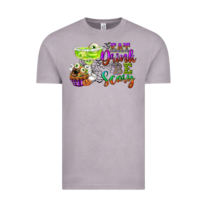 Eat Drink And Be Scary Vintage Tee by CowGirlArtShop | Teevron
