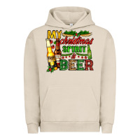 My Christmas Spirit Is Beer With Beer Bottles Urban Hoodie | Teevron