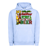 Pigment Grape Ice my christmas spirit is beer with beer bottles Urban Hoodie - AdoDesignShop