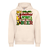 Sandshell my christmas spirit is beer with beer bottles Urban Hoodie - AdoDesignShop