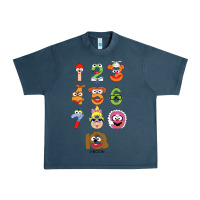 Midnight Navy muppet babies Urban Heavy Tee - trangStudio
