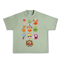 Oil Green muppet babies Urban Heavy Tee - trangStudio