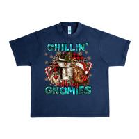 Navy chillin with my gnomies Urban Heavy Tee - CowGirlArtShop