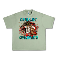 Oil Green chillin with my gnomies Urban Heavy Tee - CowGirlArtShop