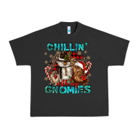 Pigment Black chillin with my gnomies Urban Heavy Tee - CowGirlArtShop