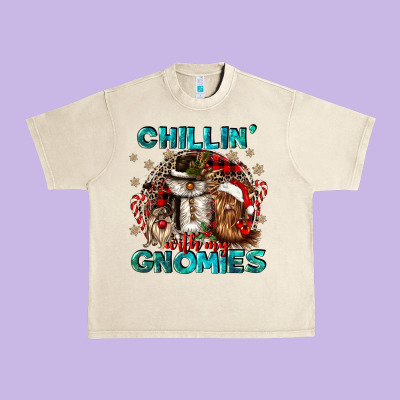 Chillin With My Gnomies Urban Heavy Tee Designed By Cowgirlartshop