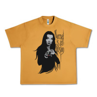 Peanut Butter Normal Is An Illusion - Morticia Addams Urban Heavy Tee - trangStudio