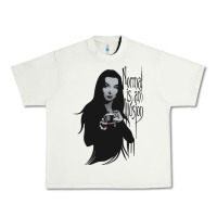Pistachio Normal Is An Illusion - Morticia Addams Urban Heavy Tee - trangStudio