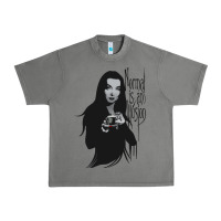 Tornado Normal Is An Illusion - Morticia Addams Urban Heavy Tee - trangStudio