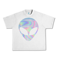 Lunar Rock Alien Head Colorful Laser Ufo Sighting Believe Area 51 Urban Heavy Tee - trangStudio