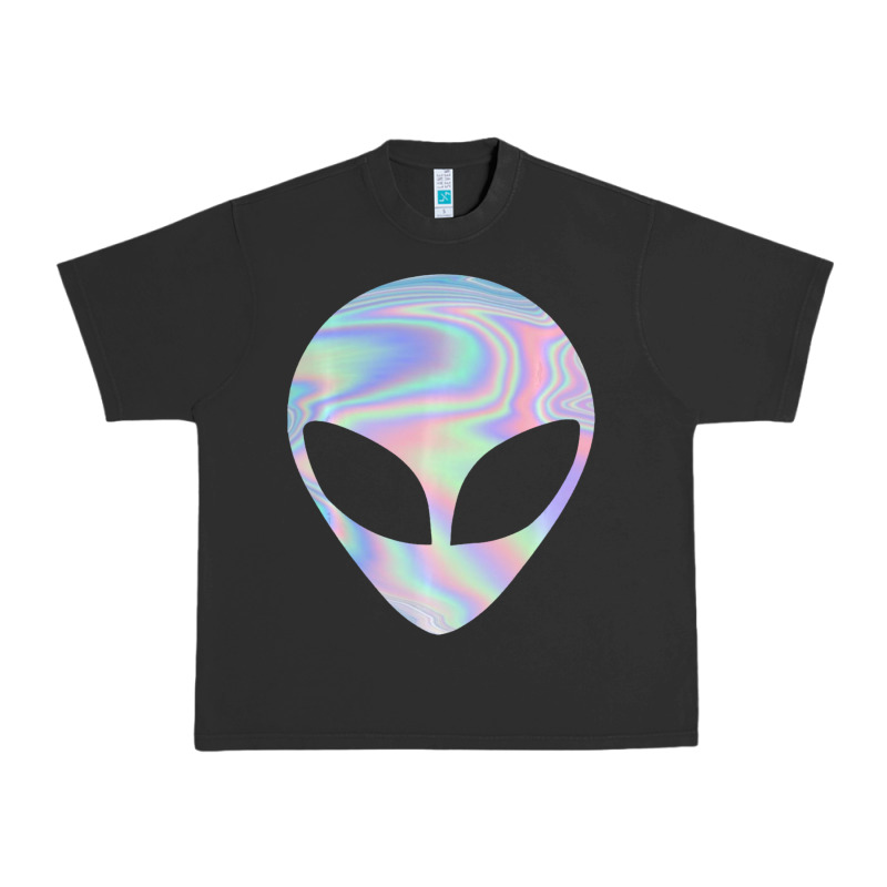 Alien Head Colorful Laser Ufo Sighting Believe Area 51 Urban Heavy Tee by trangStudio | Teevron