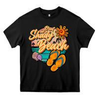 Black dont be a shady beach Heavy Core Tee - JahusDesignShop