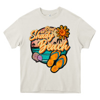 Cream dont be a shady beach Heavy Core Tee - JahusDesignShop