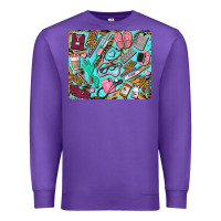 Purple nurse mousepad Premium Sweatshirt - BarkalooDesign