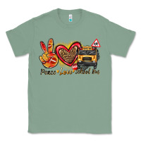 Sage peace love school bus Classic Tee - texasbilliewilder