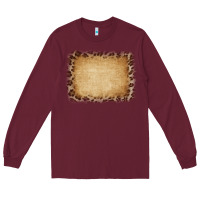 Burgundy Buralp and Leopard Long Sleeve Tee - CowCowDesign
