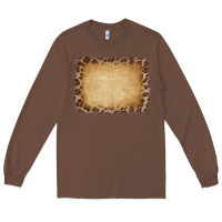 Chestnut Buralp and Leopard Long Sleeve Tee - CowCowDesign