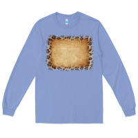 Colony Blue Buralp and Leopard Long Sleeve Tee - CowCowDesign