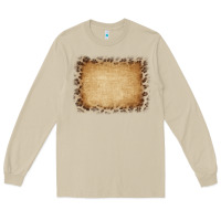 Mushroom Buralp and Leopard Long Sleeve Tee - CowCowDesign
